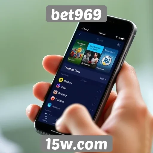 Experiência do usuário em dispositivos móveis na bet969